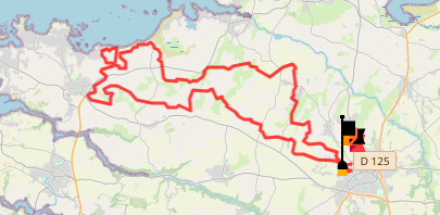 Miniature circuit vers plouguerneau 45 km km