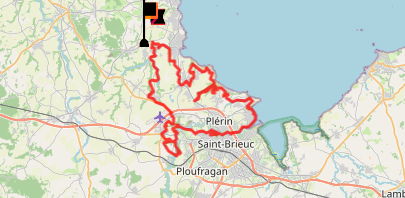 Miniature circuit st brieux 76 km